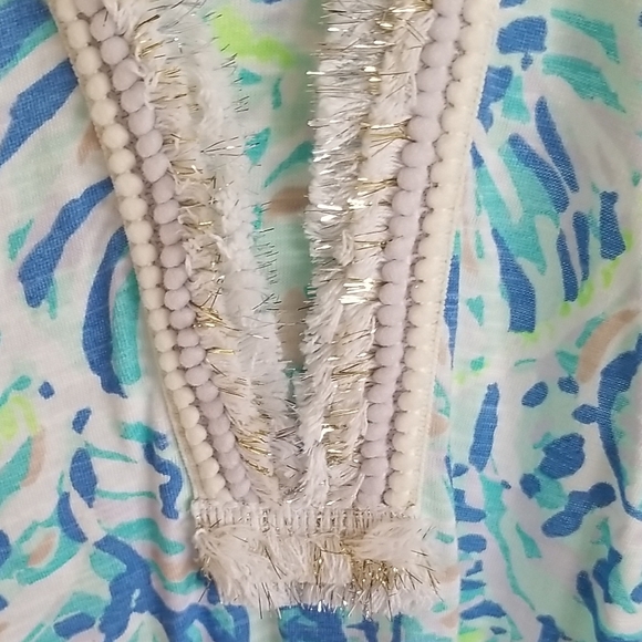 Lilly Pulitzer Blue and Green Dress - Picture 2 of 7